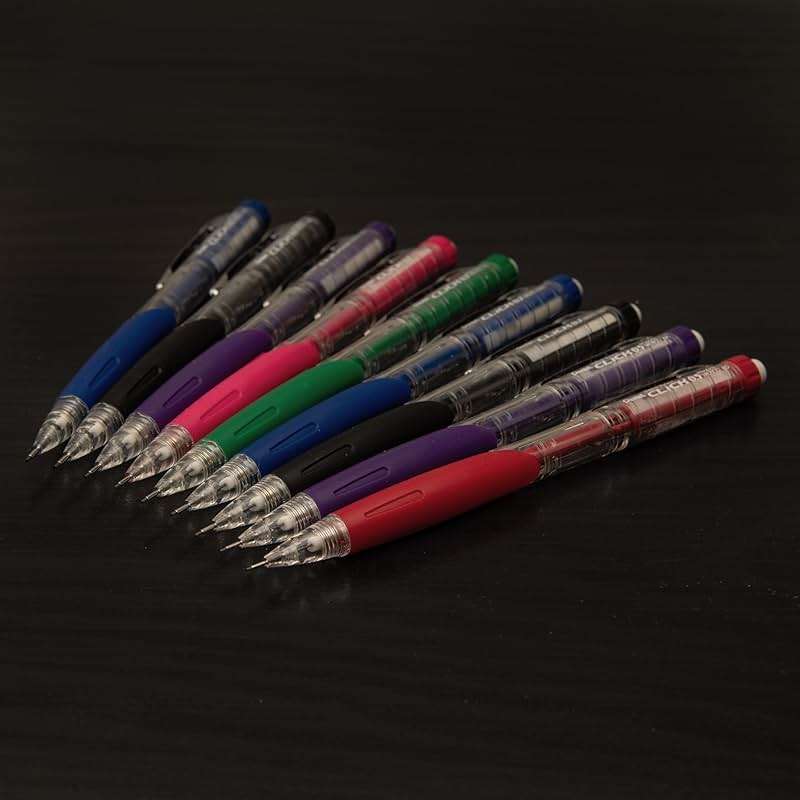 Pentel Twist-Erase Click Mechanical Pencil (0.7mm), Pack of 6 Pencils with 2 Pack of Lead Refills (PD277TLBPS6M) - Image 5