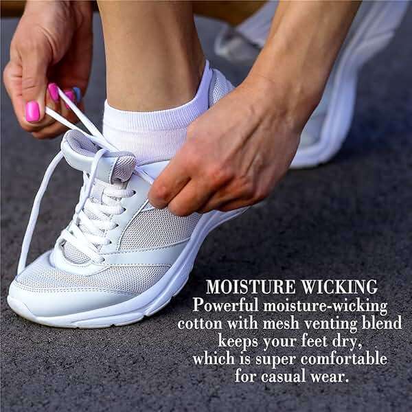 CHARKING 8 Pairs Ankle Socks for Women - Non Slip Cotton No Show Low Cut Casual Socks - Image 2