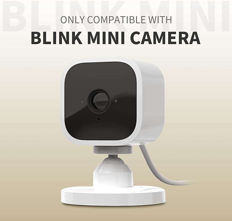 Blink Mini Mount, Strong Adhesive Durable Wall Mount Bracket Stand for Blink Mini Indoor Camera, No Drill, No Screws, Decorate Damage-Free, Easy to Install (2 Pack) - Image 3