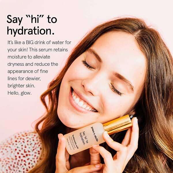 grace & stella Award Winning Hyaluronic Acid Serum (50ml/1.7 fl oz) Hydrating Hyaluronic Acid Serum for Face - Acido Hialuronico for Women - Remove Fine Lines, Wrinkles, Anti Aging - Vegan Skincare - Image 2
