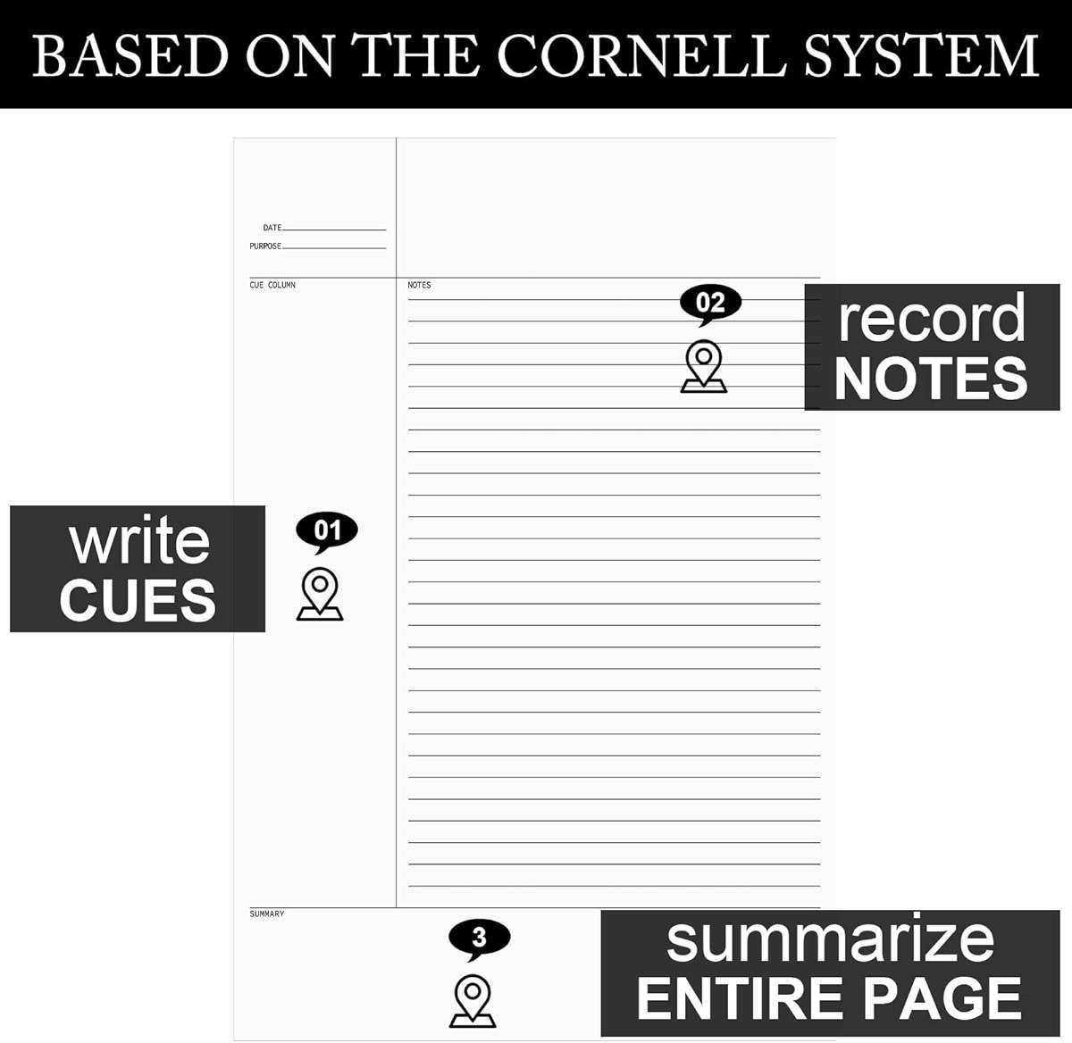 Outus 4 Pack Legal Pads 8.5" x 11.75" 50 Sheets/writing Notepad, White Note Pads Legal Ruled Writing Notepad for Home Teacher Student College Ruled Office Business - Image 4
