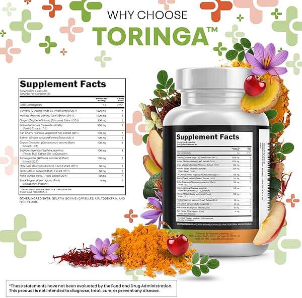 Clean Nutraceuticals Turmeric Moringa Supplement | Ginger Boswellia Saffron - Supplement for Women and Men with Ceylon Cinnamon, Tart Cherry, Quercetin Garlic Nettle Holy Basil - 1Pack - Image 4