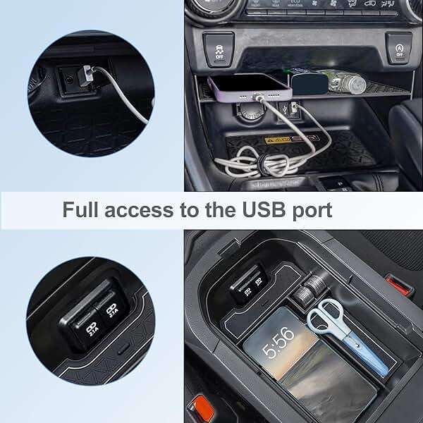 JDMCAR Upgraded Center Console Organizer Compatible with Toyota RAV4 2025 2024 2023 2022 2021 2020 2019 Interior Accessories, Gear Shift Storage Tray Secondary Box Insert Divider - 2pcs - Image 4