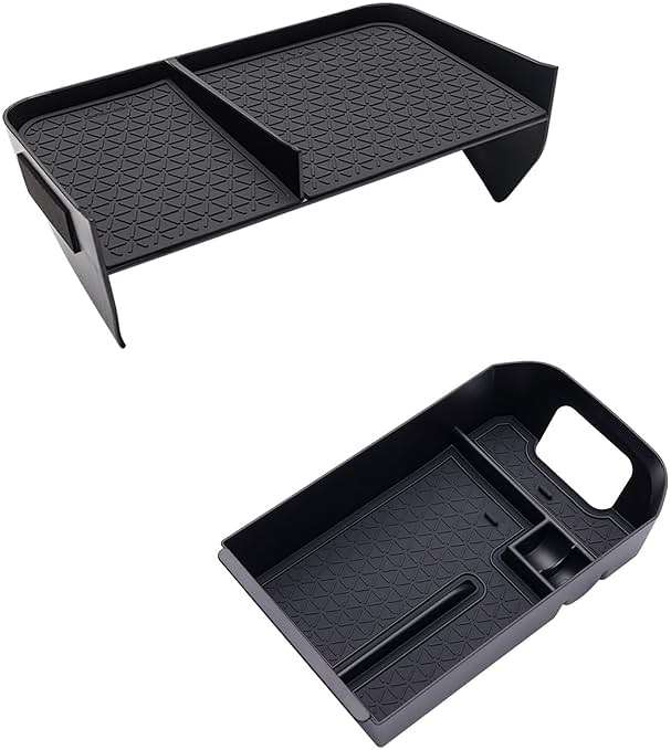 JDMCAR Upgraded Center Console Organizer Compatible with Toyota RAV4 2025 2024 2023 2022 2021 2020 2019 Interior Accessories, Gear Shift Storage Tray Secondary Box Insert Divider - 2pcs - Image 6