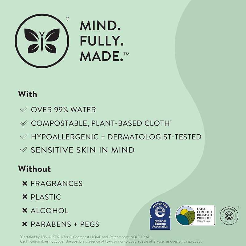 The Honest Company Hypoallergenic Multi-Use Baby Wipes for Sensitive Skin, Geo Mood, 60 Count - Image 7