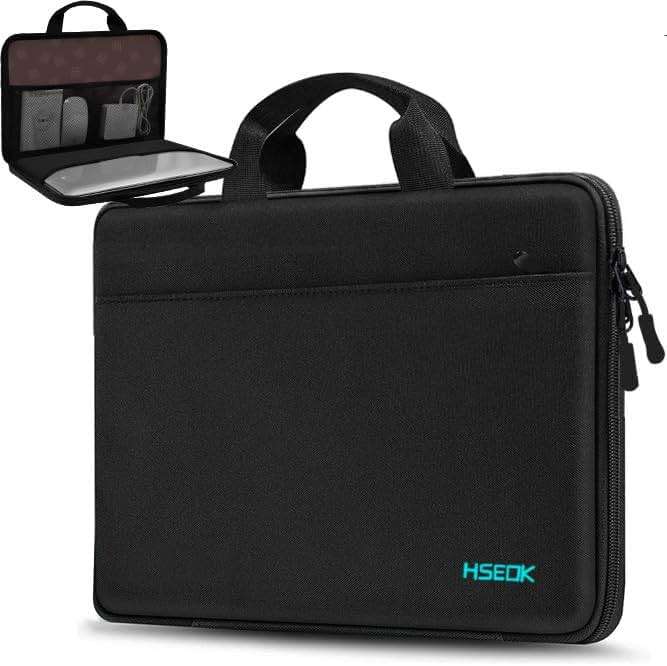 Hseok Laptop Sleeve 13-14 Inch Case Briefcase Compatible with MacBook Neo Pro 14 M5/M4/M3/M2/M1, All Models 13.3 Mac Air/Pro, XPS 13 14, Most Popular 13"-14" Notebooks,B04K01 - Image 1