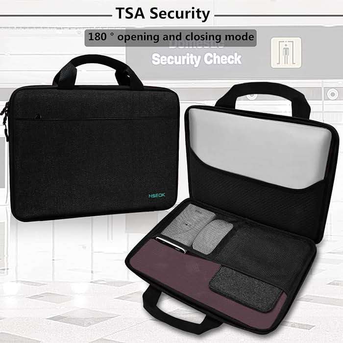 Hseok Laptop Sleeve 13-14 Inch Case Briefcase Compatible with MacBook Neo Pro 14 M5/M4/M3/M2/M1, All Models 13.3 Mac Air/Pro, XPS 13 14, Most Popular 13"-14" Notebooks,B04K01 - Image 4