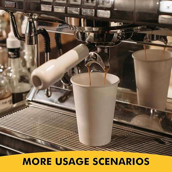[200 Pack] 16 oz Coffee Cups, Disposable Paper Coffee Cups, Hot Coffee Cup, Perfect for Party, Picnic, Travel, and Events - Image 8