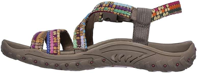 Skechers Women's Reggae Sew Me Boho Woven Strappy Slingback Sandal - Image 5
