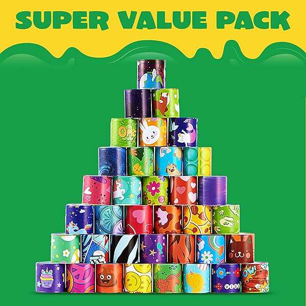 JOYIN 288 Pcs Slap Bracelets for Kids, Bulk Wristbands with Animals, Friendship, Heart, Galaxy, Party Favors, Classroom Prizes Birthday Exchanging Gifts, Goodie Bag Stuffers - Image 4
