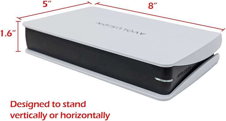 Avolusion PRO-5Y (White) 4TB USB 3.0 External Gaming Hard Drive for PS5 / PS4 Game Console - 2 Year Warranty (Renewed) - Image 6