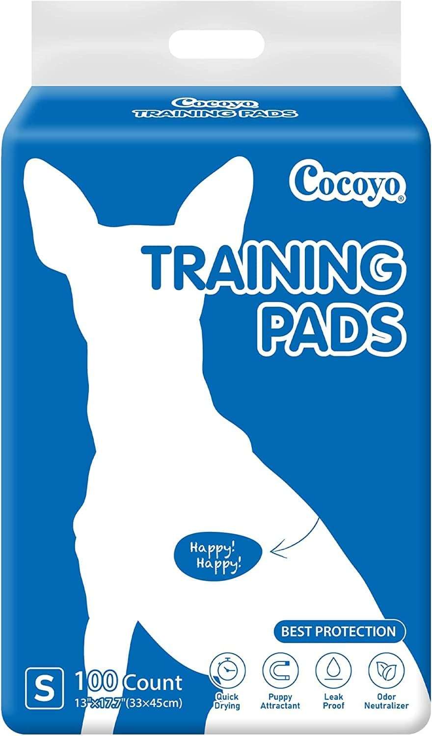 COCOYO Best Value Training Pads 100 Count 13“ by 17.7”| Dog Pee Pads | Super Absorbent Puppy Pads,Blue - Image 1