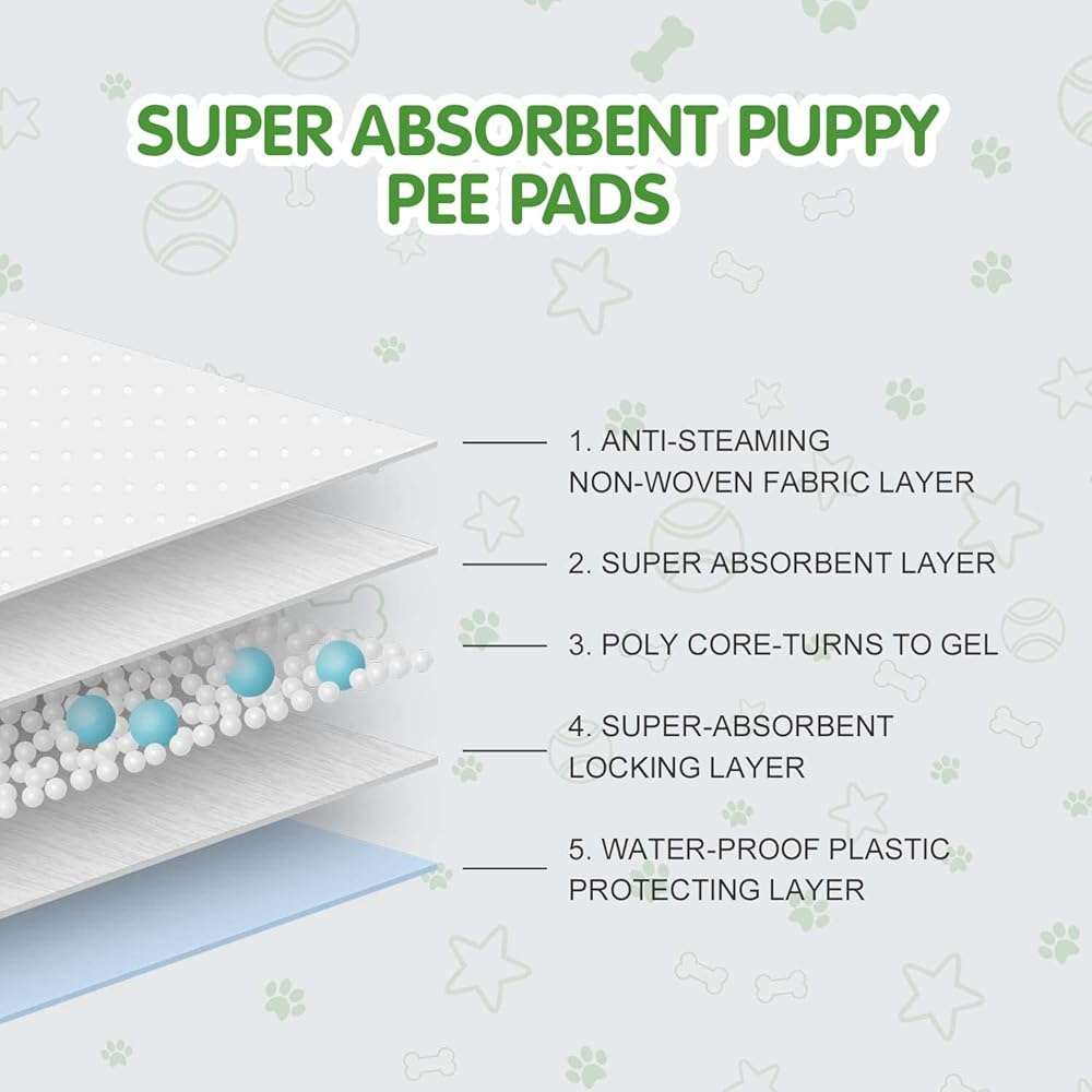 COCOYO Best Value Training Pads 100 Count 13“ by 17.7”| Dog Pee Pads | Super Absorbent Puppy Pads,Blue - Image 4