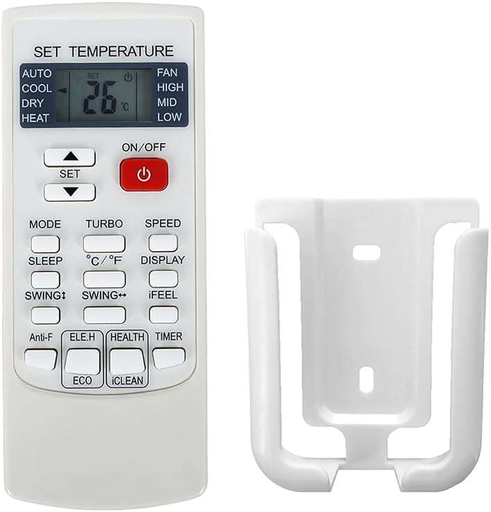 Replacement Remote Control for Comfortstar YKR-H/101E YKR-H/102E YKR-H/132E CHM12CD CHM18CD CHM24CD CJE12CA CJE12CD CJE18CD Split Type Wall Mounted AC Air Condtioner - Image 1