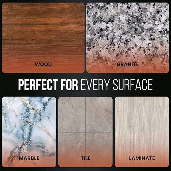 Stone Coat Countertops Clear Epoxy Resin Kit (2 Gallon) UV, Scratch and Heat Resistant, Food Safe, For Kitchen Countertop, Tabletop, Bar Top, Shower Walls, Wood Slabs, Other DIY Art Craft Projects - Image 8