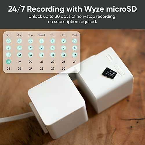 WYZE Cam Pan v3 Indoor/Outdoor IP65-Rated 1080p Pan/Tilt/Zoom Wi-Fi Smart Home Security Camera with Color Night Vision, 2-Way Audio, Compatible with Alexa & Google Assistant, White, 2-Pack - Image 6