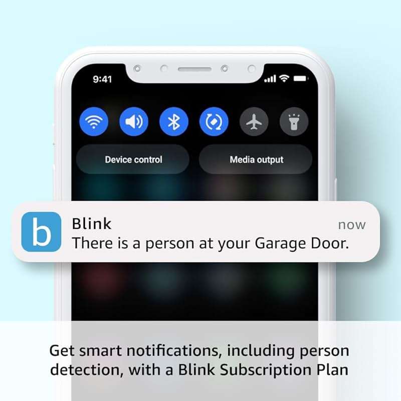 Blink Mini 2 — Home Security & Pet Camera with HD video, color night view, motion detection, two-way audio, and built-in spotlight — 1 camera (White) - Image 4