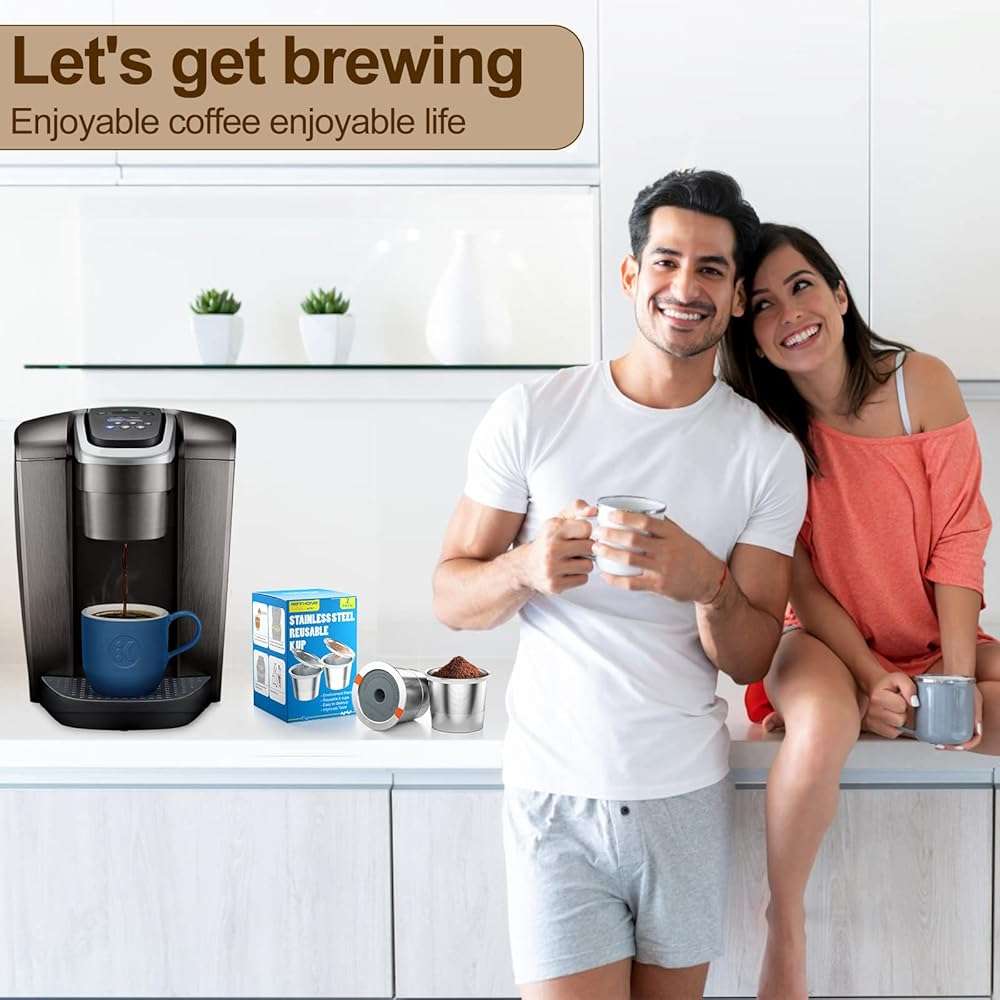 RETHONE Reusable K Cups Coffee Filter, Stainless Steel K Cup Reusable Coffee Pods Filters for Keurig 1.0 & 2.0 Coffee Makers BPA-Free Refillable Coffee Filters (2 Packs) - Image 7