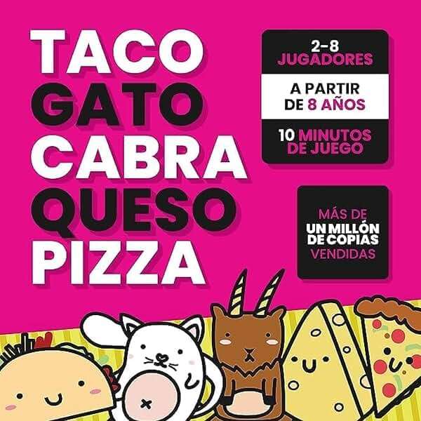 Taco Cat Goat Cheese Pizza Spanish Edition Wildly Entertaining Card Game for Family Game Night | Easy to Play with 15 Minute Rounds | Taco Gato Cabra Queso Pizza, Edición Española | 2-8 Players - Image 3