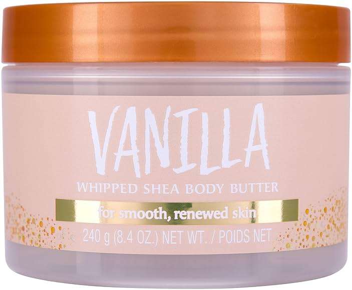 Tree Hut Vanilla Whipped Shea Body Butter, Long-Lasting Hydration for Soft, Smooth Skin, Nourishing Essential Body Care, Lightweight Moisturizer, 8.4 fl oz - Image 1