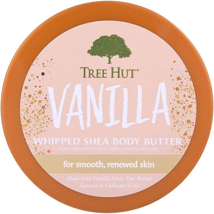 Tree Hut Vanilla Whipped Shea Body Butter, Long-Lasting Hydration for Soft, Smooth Skin, Nourishing Essential Body Care, Lightweight Moisturizer, 8.4 fl oz - Image 2