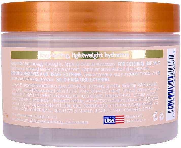 Tree Hut Vanilla Whipped Shea Body Butter, Long-Lasting Hydration for Soft, Smooth Skin, Nourishing Essential Body Care, Lightweight Moisturizer, 8.4 fl oz - Image 4