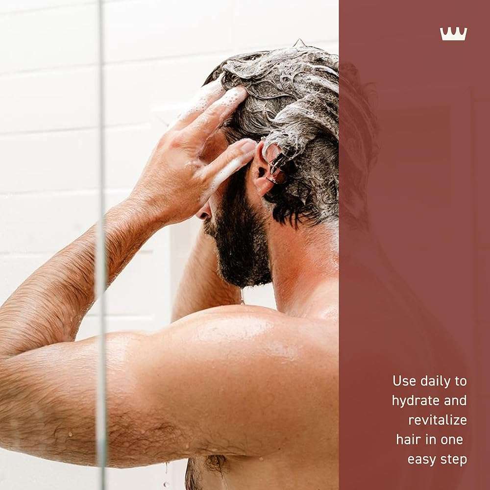 Cremo Bourbon & Oak 2-in-1 Shampoo & Conditioner, Barber Grade Quality That Moisturizes and Cleanses All Hair Types, 16 Fl Oz - Image 5