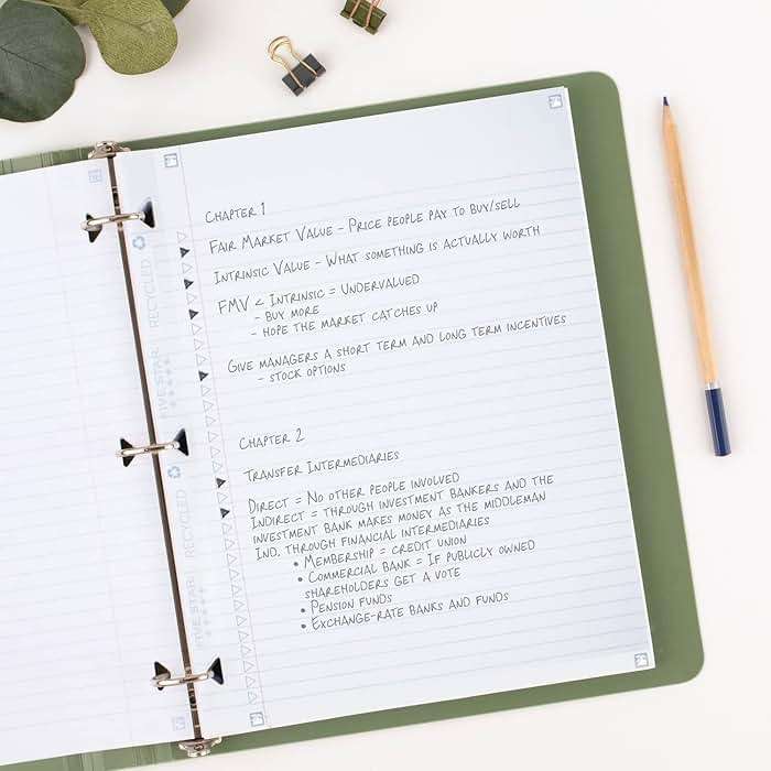 Five Star Loose Leaf Paper + Study App, Recycled Notebook Paper, College Ruled Paper, 8-1/2" x 11", 80 Sheets, Reinforced Filler Paper (170023) - Image 5