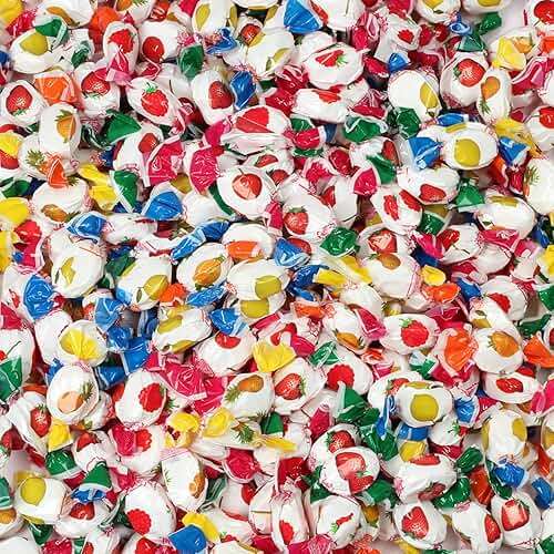 A Great Surprise Assorted Fruit-Filled Hard Candy - 4 Pounds - Approx. 275 Pieces - Bulk Individually Wrapped Office Bon Bons for Candy Bowls - Image 2