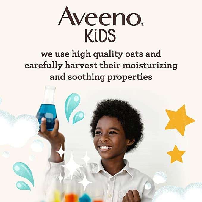 AVEENO BABY Kids Curly Hair Shampoo and Conditioner Set, 12 fl. Oz each with Oat Extract & Shea Butter, Hydrating, Hypoallergenic, Moisturizing for Defined Curls, Gentle for Kids' Developing Hair - Image 5