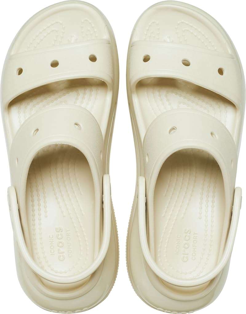 Crocs Unisex Classic Mega Crush Platform Sandals Wedge - Image 4