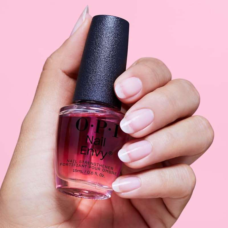OPI Nail Envy Nail Strengthener | Clear & Opaque Crème Nail Polish Treatment | Strengthen Weak & Thin Nails - Image 4