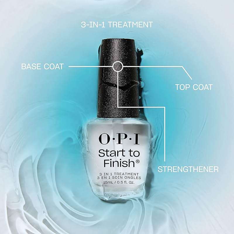 OPI Nail Lacquer Base Coat | Nail Prep & Treatment Formulas | Helps Protect Nails & Extend Polish Wear | Chip Resistant, Prevents Discoloration - Image 2