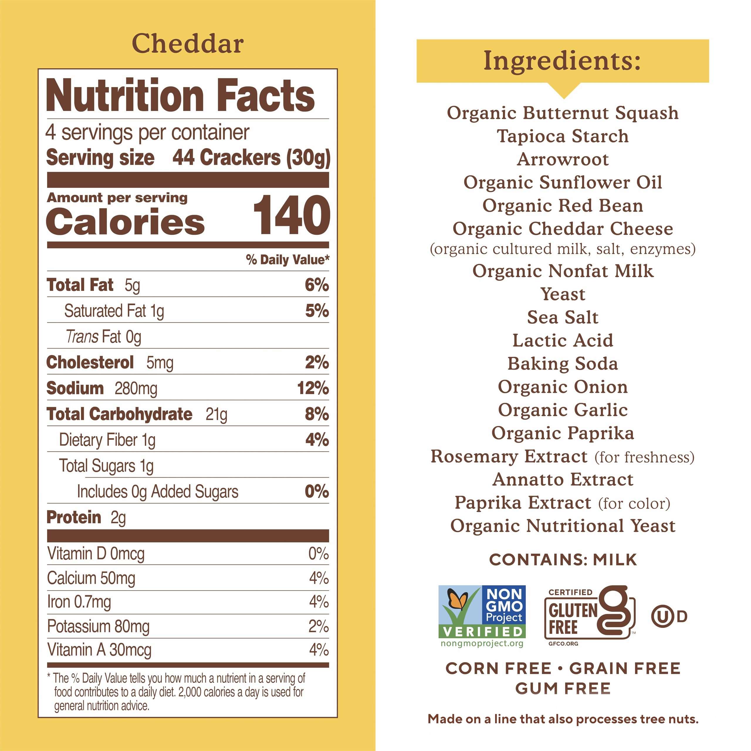 Simple Mills Pop Mmms Cheddar Baked Snack Crackers, Gluten Free, 4 Ounce (Pack of 1) - Image 2