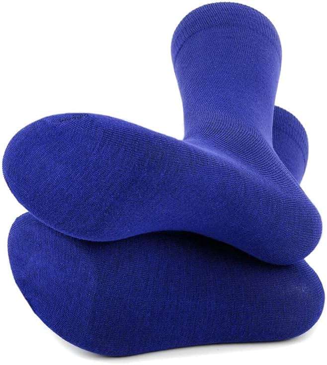 Feraricci Solid Color Casual Dress Socks for Men - Colorful & Comfortable Crew Socks - Image 4