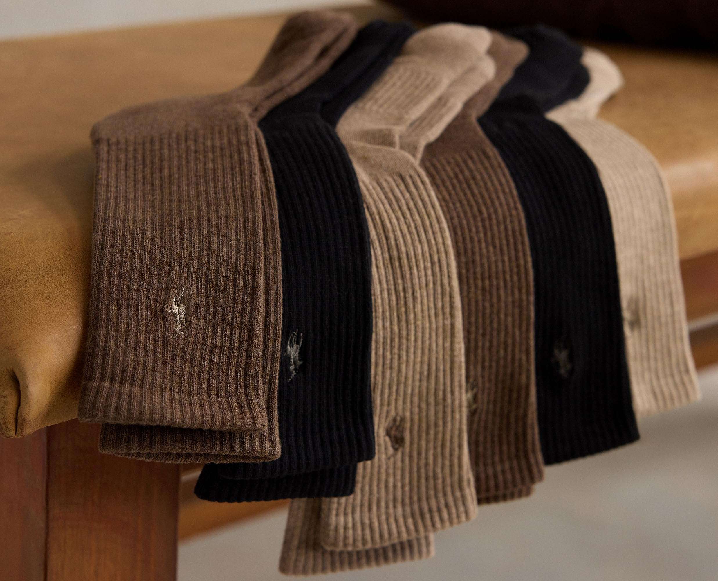 POLO RALPH LAUREN Men's Performance Crew Socks 6 Pack - Image 4