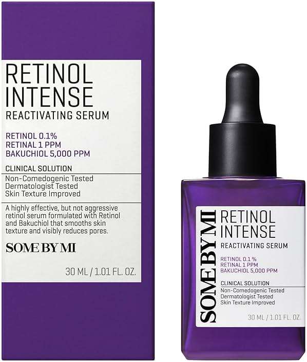 SOME BY MI Retinol Intense Reactivating Serum – 1.01oz, 30ml – Korean Bakuchiol Retinol Serum for Face Firming – Improves Signs of Aging, Minimizes Pore Size & Refines Skin Texture – Korean Skin Care - Image 9