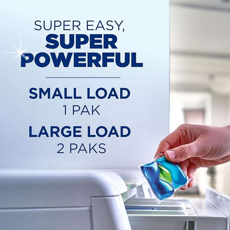 ARM & HAMMER™ Deep Clean Stain Formula Laundry Detergent Power Paks, Laundry Stain Remover, Sparkling Clean Scent, 44 Count, 44 Loads - Image 7