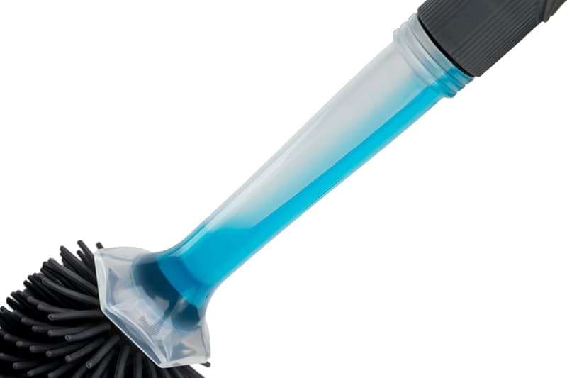 ToiletBuddies Toilet Brush & Plunger Set - Toilet Bowl Brush and Holder, Refillable Liquid Dispenser Brush - 2 in 1 Silicone Toilet Brush & Plunger Set for Bathroom - Image 6