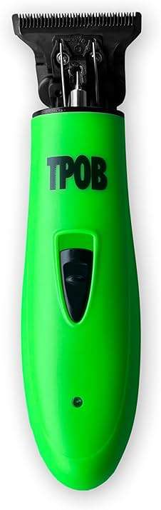 TPOB Slime 2 Barber Hair Clippers Trimmer Shaver Set for Men with Matte Green Case and X Fade Blade - Image 5
