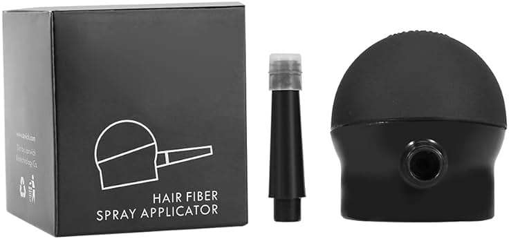 Hair Thickening Fibers Spray Applicator Pump Nozzle,Professional Spray Application Atomizador for Hair Building Fibers Nozzle Hair Thickening Tools - Image 1