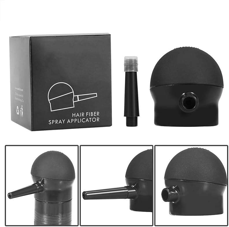Hair Thickening Fibers Spray Applicator Pump Nozzle,Professional Spray Application Atomizador for Hair Building Fibers Nozzle Hair Thickening Tools - Image 6