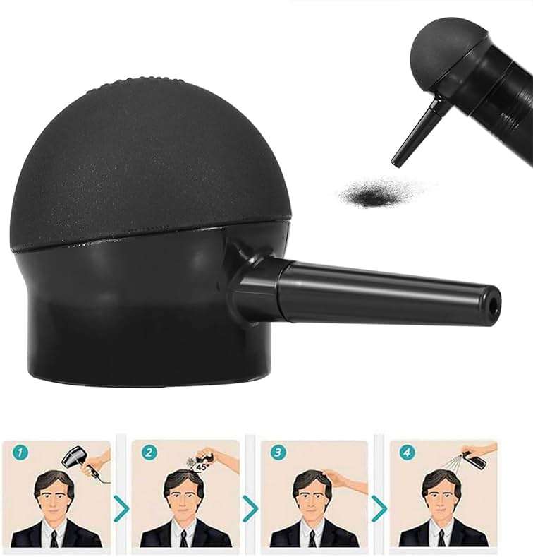 Hair Thickening Fibers Spray Applicator Pump Nozzle,Professional Spray Application Atomizador for Hair Building Fibers Nozzle Hair Thickening Tools - Image 7