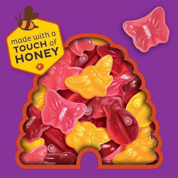 Annie's Organic Bees, Bugs, and Butterflies Fruit Flavored Snacks, 10 Pouches, 7 oz - Image 4