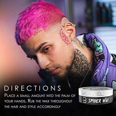 L3 Level 3 Spider Wax - Long Lasting and Strong Hold Improve your Hair Volume and Texture - Level Three Hair Wax for Men - Image 5