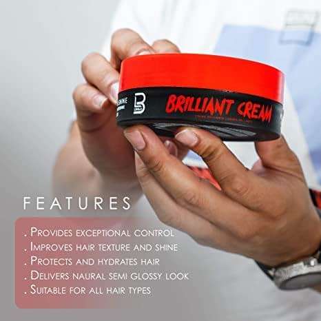 Level 3 Brilliant Cream - Hydrating Cream for Hair Texture & Shine - Natural Style Enhancer - Image 3