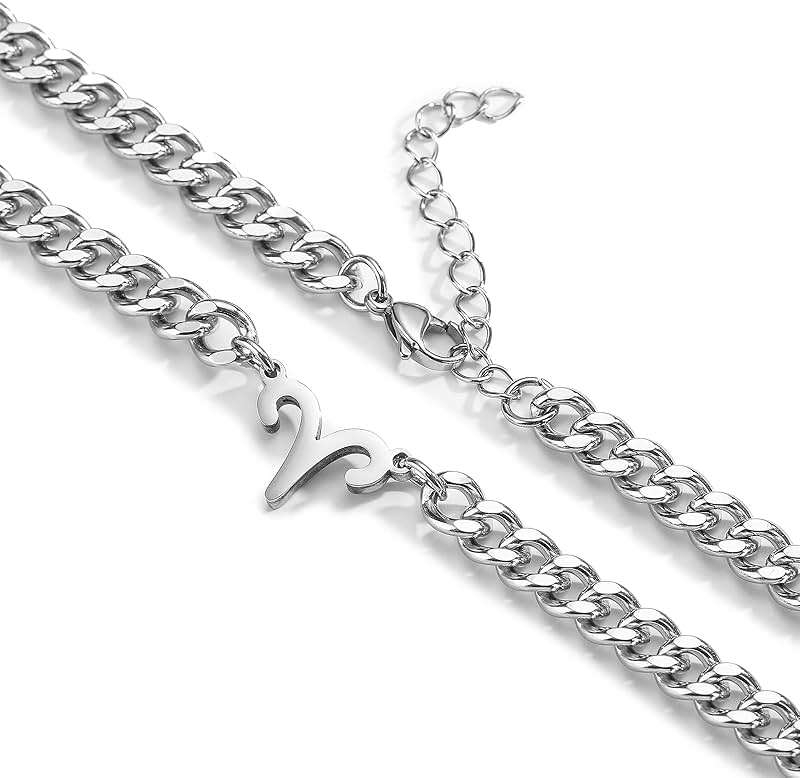 GLITTO Zodiac Sign Necklace for Men Boys Women, Stainless Steel Constellation Horoscope Astrology Pendant necklace, Cuban chain 18+2 inches - Image 5