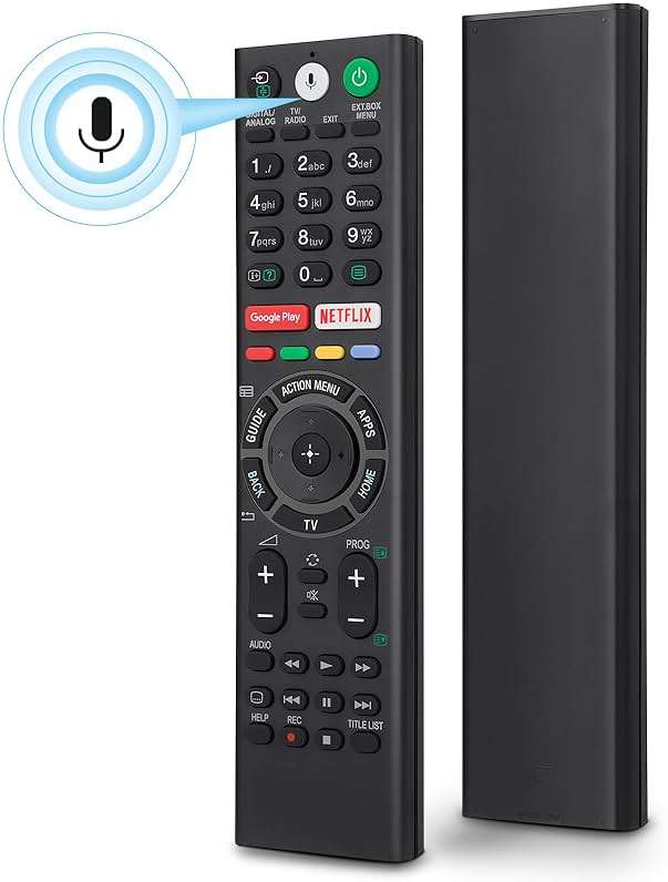 Voice Replacement Remote Control for Sony-Bravia-TVs，for All Sony 4K UHD LED LCD HD Smart TVs. 1-Year Warranty. - Image 1