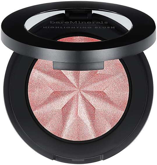 bareMinerals Gen Nude Highlighting Blush, 2-in-1 Blush & Highlighter Hybrid, Silky Blendable Face Makeup, All-Day Wear, Luminous Finish, Talc-Free, Vegan - Image 1