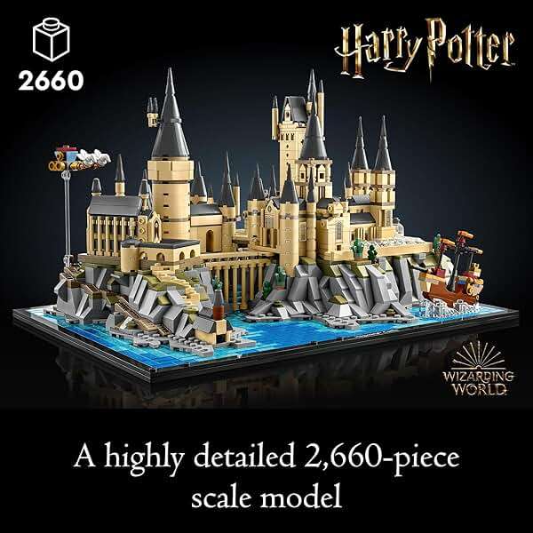 LEGO Harry Potter Hogwarts Castle and Grounds 76419 Building Set, Gift Idea for Adults, Buildable Display Model, Collectible Harry Potter Playset, Recreate Iconic Scenes from The Wizarding World - Image 2